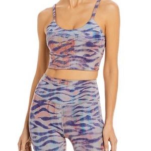 Free People Beat the Heat workout set sports bra and shorts